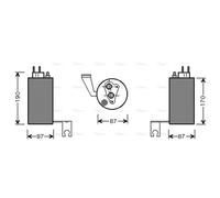 AVA COOLING SYSTEMS CRD084 Dryer, air conditioning