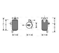 AVA COOLING SYSTEMS JRD021 AC receiver drier