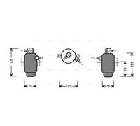 AVA Aircon Receiver dryer MSD006 for MERCEDES-BENZ 190-SERIES W201 (1983) 190 2.