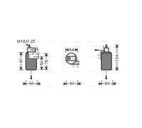 PRASCO OLD143 AC receiver drier