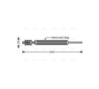 PRASCO OLD378 AC receiver drier
