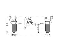 PRASCO RTD428 AC receiver drier