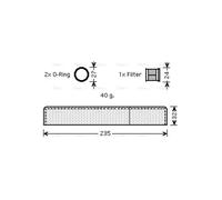 AVA COOLING SYSTEMS TOD349 AC receiver drier