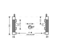 AVA COOLING SYSTEMS VOD153 AC receiver drier