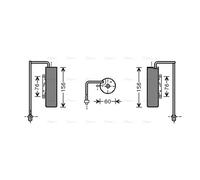 New Dryer, air conditioning for OPEL VAUXHALL:SIGNUM,VECTRA C,VECTRA C GTS