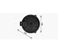 AVA Blower Fan OL8728 for CHEVROLET CAPTIVA (2007) 2.0 VCDI etc