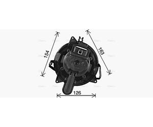 AVA Blower Fan RT8676 for RENAULT CLIO GRANDTOUR (2013) 1.2 etc