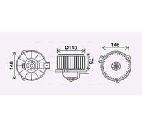 New Electric Motor, interior blower for TOYOTA:ALTIS Saloon,COROLLA Verso