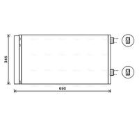 AVA BW5414D Cooling Condenser