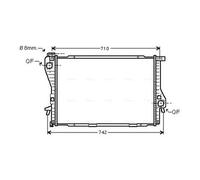 AVA BWA2233 Cooling Radiator