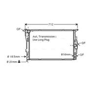 AVA BWA2303 Cooling Radiator