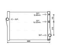 AVA BWA2471 Cooling Radiator