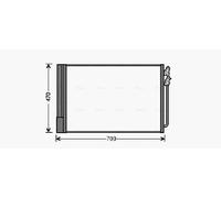 AVA BWA5370D Cooling Condenser