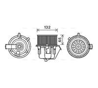 AVA Cabin Fan Blower Motor CN8297 for CITROËN C3 (2010) 1.4 VTI etc