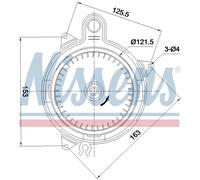 AVA Cabin Fan Blower Motor DA8026 for DACIA LODGY (2012) 1.5 DCI etc