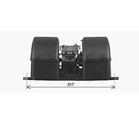 AVA Cabin Fan Blower Motor ME8344 for MERCEDES-BENZ ACTROS-SERIES (1996) ACTROS