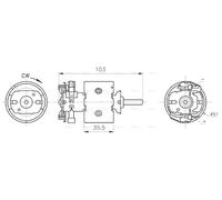 AVA Cabin Fan Blower Motor MS8783 for VW LT 28 (1996) 2.3 etc