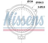 AVA COOLING SYSTEMS TO8811 Blower motor