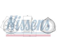 AVA COOLING SYSTEMS VO8308 Blower motor