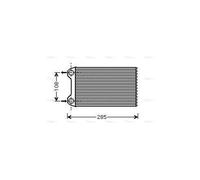 AVA Cabin Heater Core AIA6254 for SEAT EXEO (2009) 1.6 etc