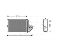 Interior Heating Heat Exchanger Fits BMW 3 Coupe AVA Clever Choice BWA6172