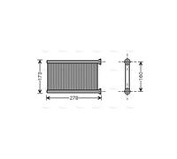 AVA Cabin Heater Core BWA6342 for BMW 1 SERIES E81 (2005) 116I 1.6 etc