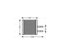 PRASCO CTA6042 Heater matrix