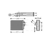 AVA COOLING SYSTEMS FTA6350 Heater matrix