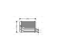AVA Cabin Heater Core HY6118 for HYUNDAI SANTA FE (2001) 2.4 etc