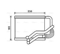 AVA Cabin Heater Core HY6314 for HYUNDAI I40 (2012) 1.7 CRDI etc