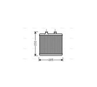 AVA COOLING SYSTEMS MS6472 Heater matrix