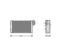 AVA COOLING SYSTEMS PEA6240 Heater matrix