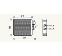 PRASCO VN6196 Heater matrix
