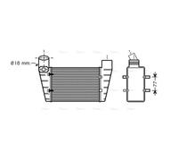 AVA Charge Air Intercooler AI4225 for VW PASSAT (1997) 1.9 TDI etc
