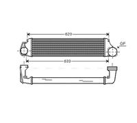 PRASCO BW4282 Intercooler