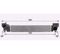 Charge Air Cooler Fits BMW 1 X1 X2 2 Active Tourer Van AVA Clever Choice BW4579