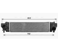 AVA Charge Air Intercooler BW4582 for MINI MINI COOPER (2014) 1.5 D etc