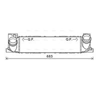 AVA BWA4464 Cooling Intercooler