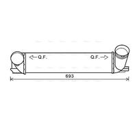 PRASCO BWA4473 Intercooler