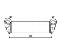 AVA COOLING SYSTEMS BWA4543 Intercooler