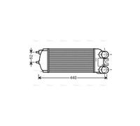 AVA Charge Air Intercooler CNA4269 for CITROËN BERLINGO (1997) 1.6 HDI etc