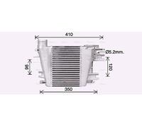 AVA COOLING SYSTEMS DN4457 Intercooler