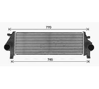 AVA Charge Air Intercooler JE4083 for JEEP GRAND CHEROKEE (2010) 3.0 CRD etc