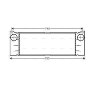 PRASCO MSA4473 Intercooler