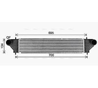 AVA Charge Air Intercooler MT4277 for MITSUBISHI ECLIPSE CROSS (2018) 1.5 T-MIVE