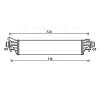PRASCO OL4661 Intercooler