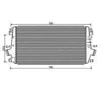 Intercooler OLA4550 AVA 13267647 1302133