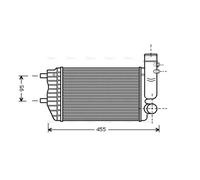 PRASCO PE4183 Intercooler