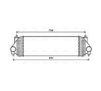 PRASCO SZA4134 Intercooler