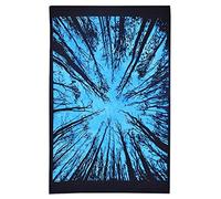 AVA Collections Colourful Tree Forest Tapestry Wall Hanging Psychedelic Forest Mandala Bohemian Wall Poster Tapestry (Size 40 x 30 inches) (Blue)